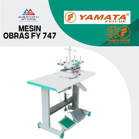 Jual Mesin Jahit Obras Yamata Fy 747 Industrial Highspeed Shopee