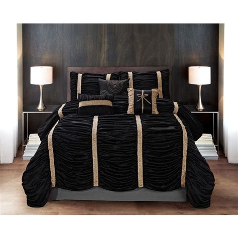 Black And Gold Comforter