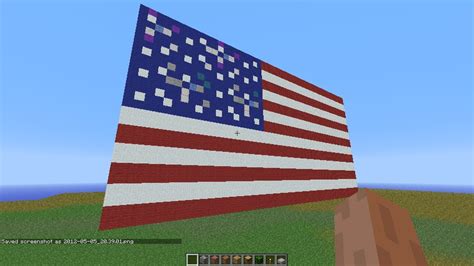 American flag Minecraft Map