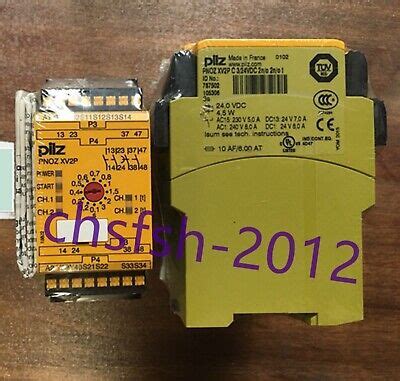 Pcs New Pilz Pnoz Safety Relays Pnoz Xv P C Vdc Ebay