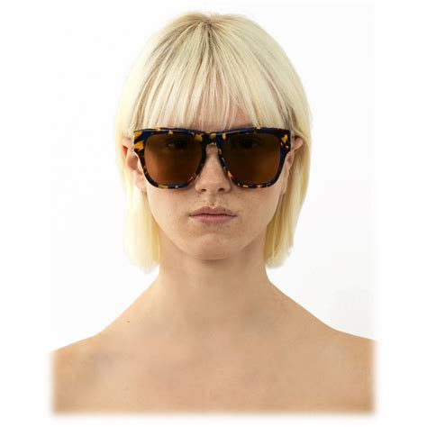 Chloé Gayia Sunglasses In Acetate Burgundy Brown Chloé Eyewear Avvenice