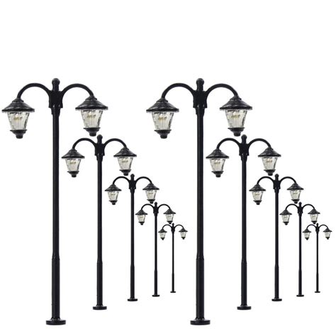 Evemodel LYM18 10pcs Model Railway Led Lamppost Lamps Street Lgihts HO