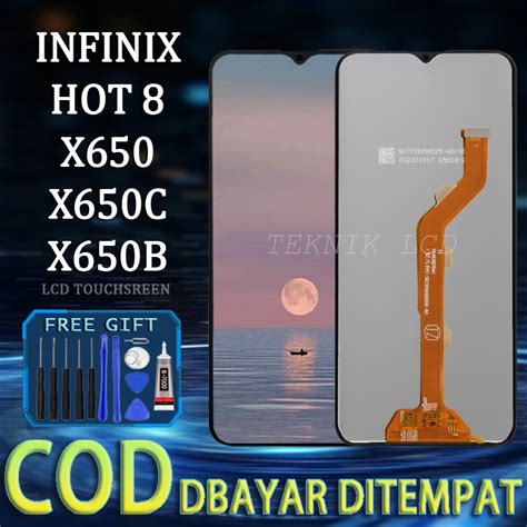 Jual ORIGINAL 100 LCD TOUCHSCREEN FULLSET INFINIX HOT 8 X650 X650C