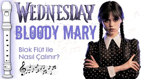 Wednesday Addams Dance Bloody Mary Fl T Notalar Youtube