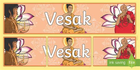 Vesak Display Banner Professor Feito Twinkl