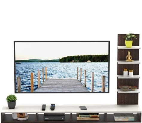 Engineered Wood Wall Mount Tv Unittv Standwall Set Top Box Standtv Cabinettv Entertainment