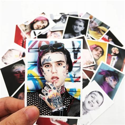 100pcs Rapper Singer Lil Peep Rock Stickers Lok2666