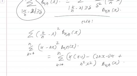 Real Analysis Lecture 39 Part 4 Proof Of Weierstrass Approximation Theorem Youtube