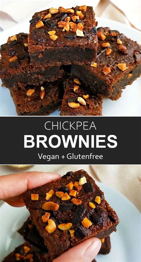 Vegan And Gluten Free Chickpea Brownies Its A High Protein Vegan