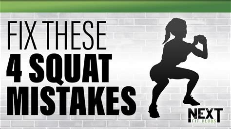 Avoid These 4 Common Squat Mistakes How To Squat With A Barbell Youtube