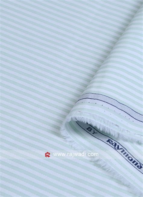 Self Stripes Raymond Pure Cotton Shirt Fabric