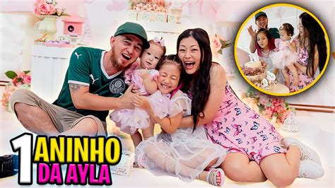 FINALMENTE CHEGOU A FESTA DE 1 ANO DA AYLA YU e FAMÍLIA YouTube