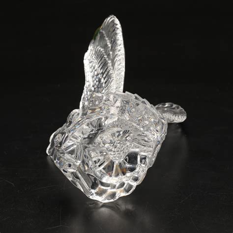 Waterford Crystal Bald Eagle Figurine Designed By Fred Curtis Ebth