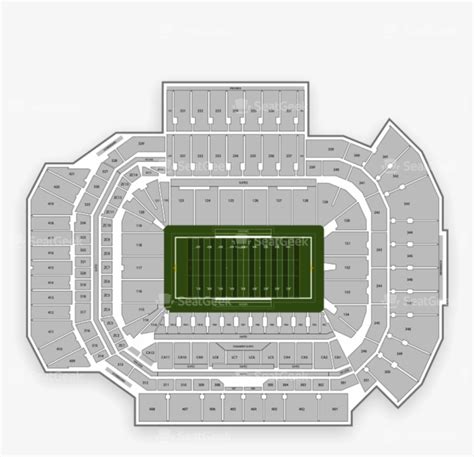 Rentschler Field Seating Chart: A Visual Reference of Charts | Chart Master