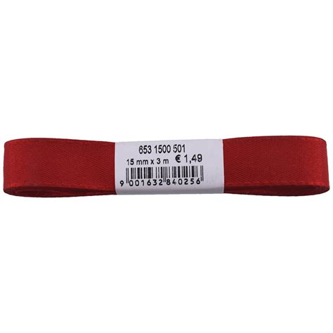 Taftband 15 Mm X 3 M Rot Kaufen