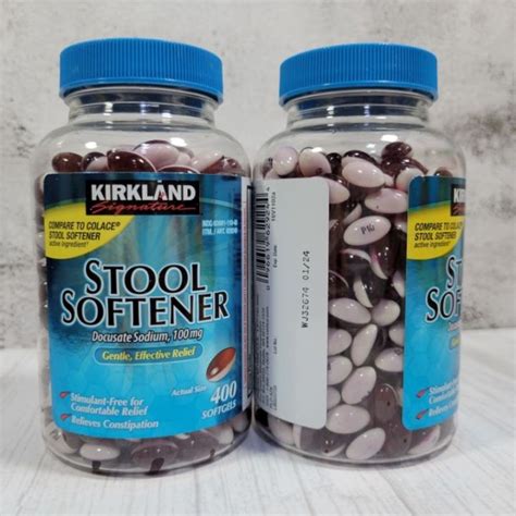 Kirkland Signature Stool Softener 100mg 400 Softgels Lazada Ph