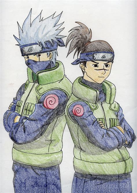 *~Kakashi and Iruka by Kawaii_Kimimaro - Fanart Central