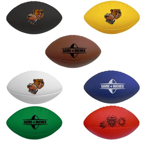 Tgb11320 10 Foam Footballs With Custom Imprint