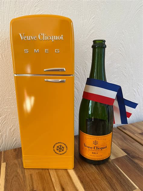 French Veuve Clicquot Fridge Smeg Box Champagne Gift Veuve Etsy