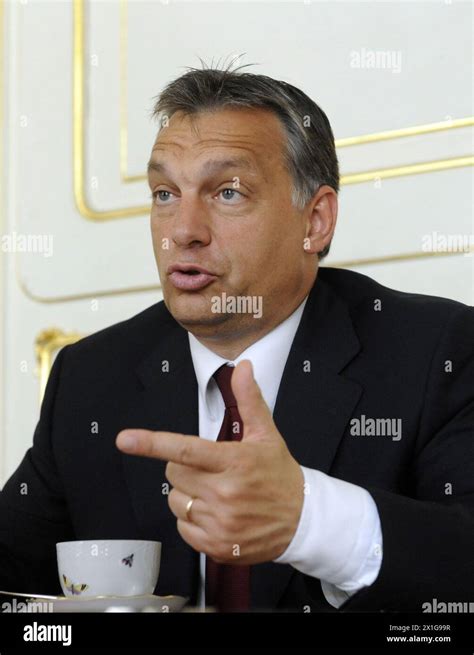 Viktor Orban Newly Elected Prime Minister Of Hungary During An