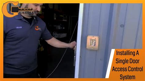 Installing A Single Door Access Control System YouTube