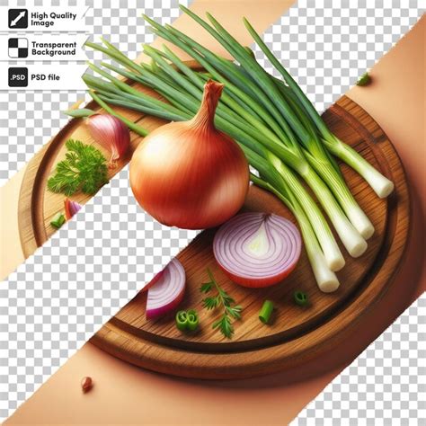 Premium Psd Psd Onion Isolated On Transparent Background