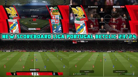 NEW SCOREBOARD LIGA PORTUGAL BETCLIC 23 24 ALL PATCH COMPATIBLE