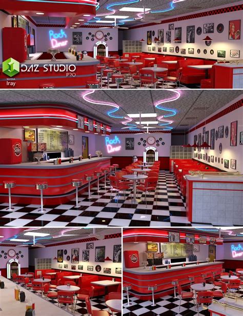 50s Diner Daz Poser Pinterest Diners