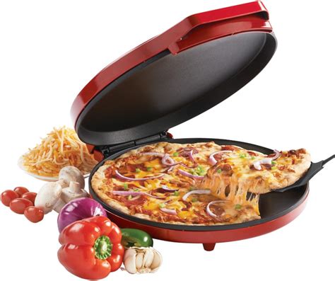 Betty Crocker BC 2958CR Pizza Maker 1440 Watts Red 2 3 Metal EBay