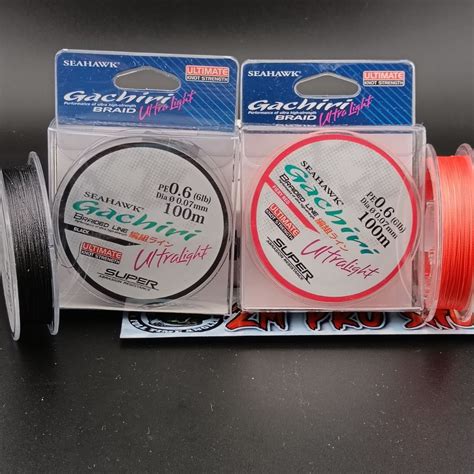 Seahawk Gachiri Braided Line Ultralight Tali Benang UL Shopee Malaysia