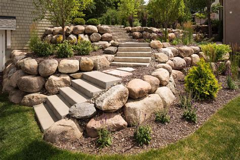 Stone Brick And Concrete Landscaping Steps And Stairs Southview Design Minneapolis And St Paul