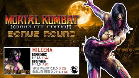 Bonus Round Mortal Kombat Mileena Challenge Tower Story Ending