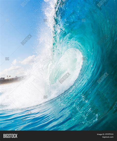 Blue Ocean Wave Image & Photo (Free Trial) | Bigstock