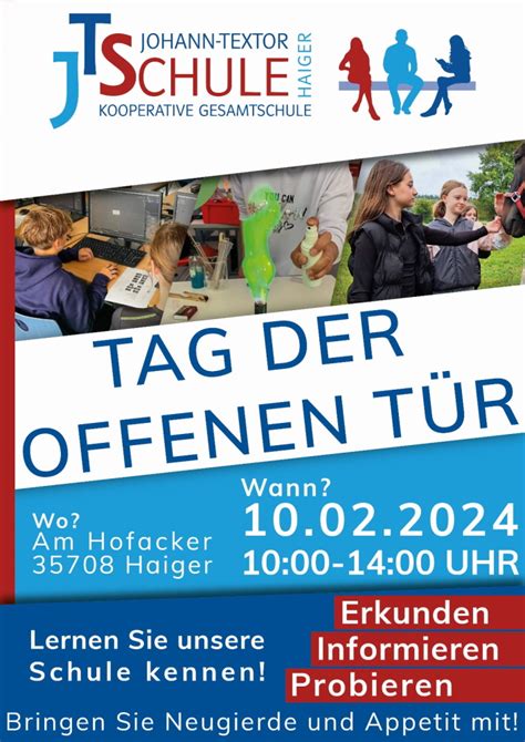 Johann Textor Schule Haiger Tag Der Offenen T R An Der Jts