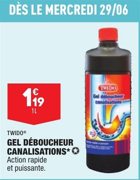 Promo Twido Gel D Boucheur Canalisations Chez Aldi