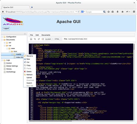 Comment Installer L Interface Graphique Du Serveur Apache Dans Les