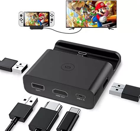 Adaptador Hdmi K Base Dock De Carga Para Nintendo Switch Env O Gratis