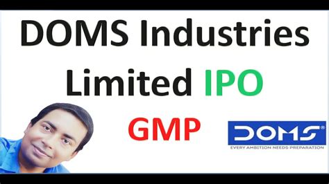 DOMS Industries Limited IPO YouTube