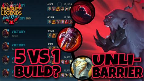 Wild Rift Inting Sion Barrier Build Tutorial Win Rate Top Sion