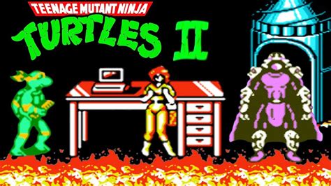 Teenage Mutant Ninja Turtles 2 Черепашки Ниндзя 2 прохождение NES