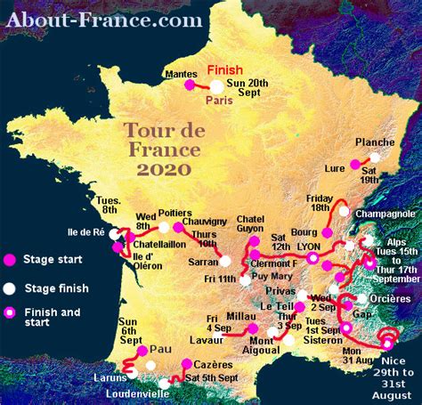 Tour De France 2020 Route Map Infoupdate Org