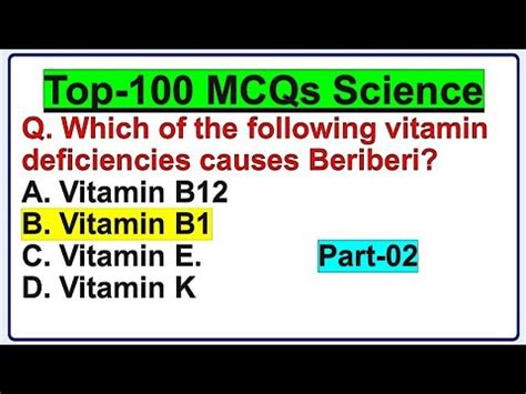 Science Top Mcqs Part Youtube