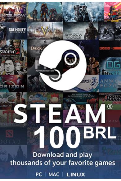 Buy Steam Wallet Gift Card Brl Brazil Cd Key Cheap Smartcdkeys