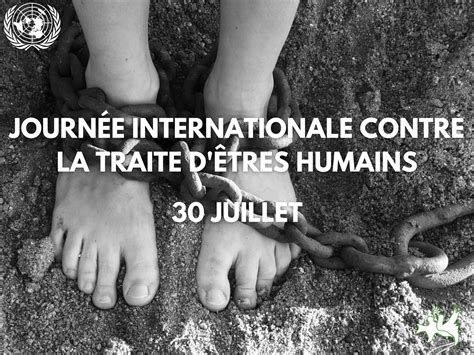 Journée mondiale de la lutte contre la traite dêtres humains Peace