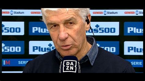 INTERVISTA GASPERINI POST PARTITA SASSUOLO ATALANTA 0 2 YouTube