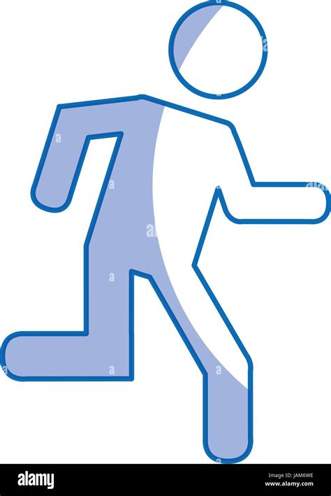 human figure running silhouette icon Stock Vector Image & Art - Alamy