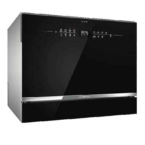 Bosch Serie 6 Freestanding Compact Dishwasher 55 Cm Black Sks68bb008