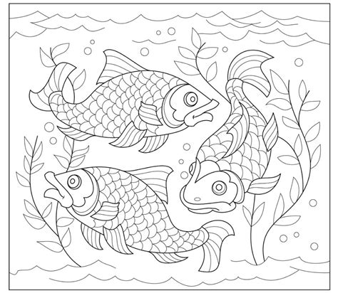 Free Coloring Pages Of Fish Dive Into A World Of Aquatic Fun