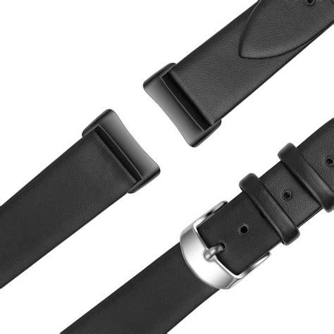 Fitbit Charge 5 Genuine Leather Strap Black