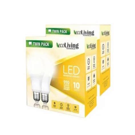 Duplex Paper Printed Twin Pack Led Bulb Packaging Box At Rs Piece In